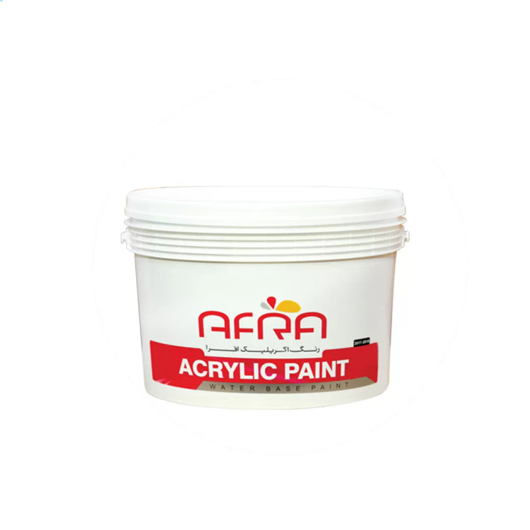 رنگ آکریلیک نیمه براق افرا